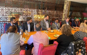 H.E. Mr. Muktesh K. Pardeshi, High Commissioner of India to NZ interacted with the representatives of New Zealand media at an informal luncheon.